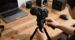 Using a Tripod for Self-Portraits and Content Creation