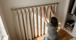 I Ditched My Closet Doors For $60 Pleated Curtains (See Why!)