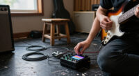 Guitar Amp And Effects Pedal Built On The Waveshare ESP32-S3-Touch-AMOLED-2.06